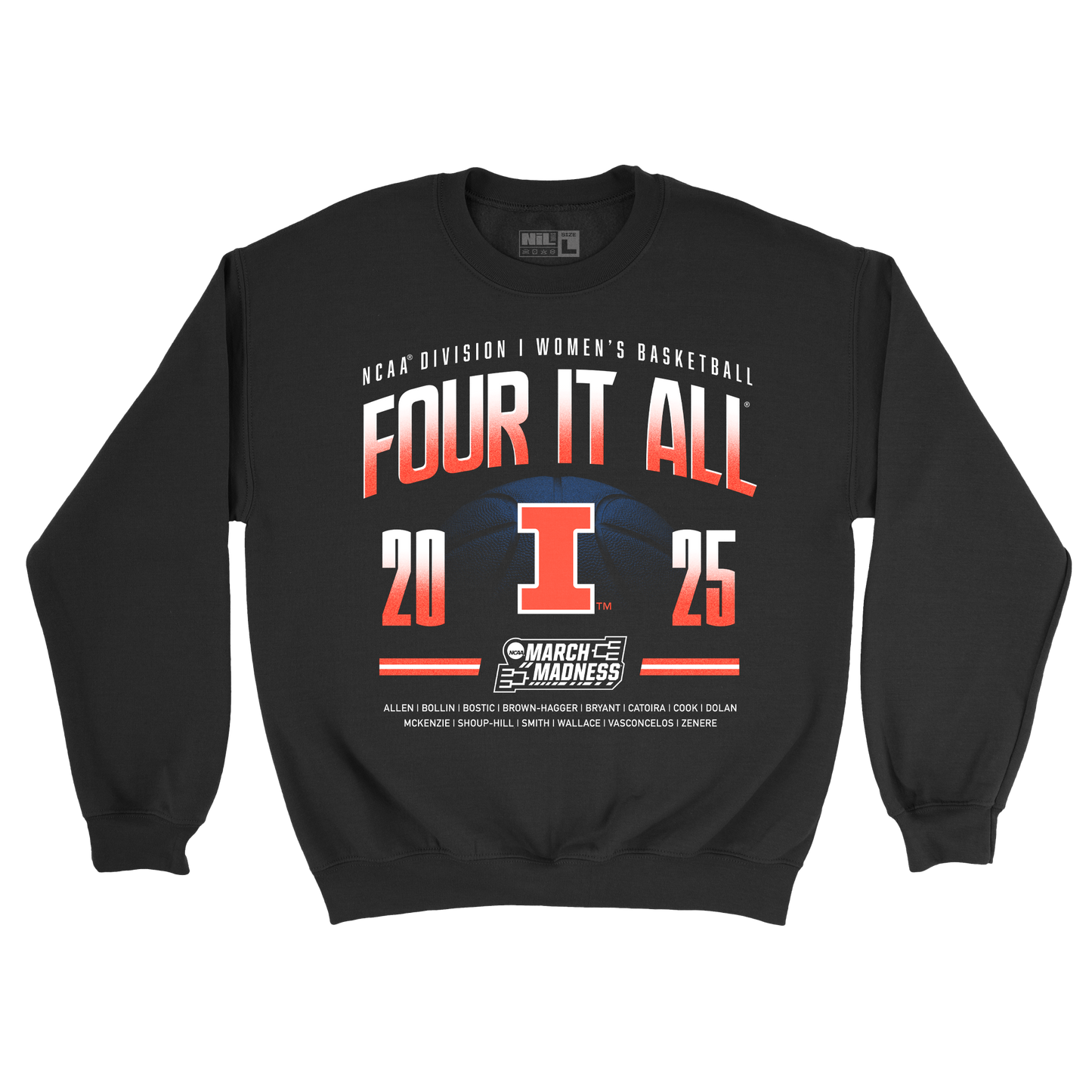 Illinois Women's Basketball Four It All Crew