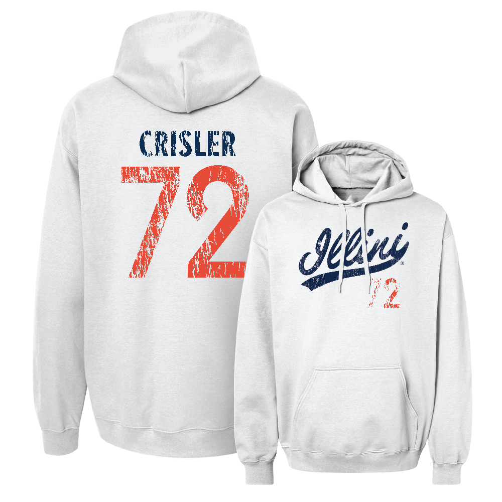 White Script Hoodie    - Zy Crisler