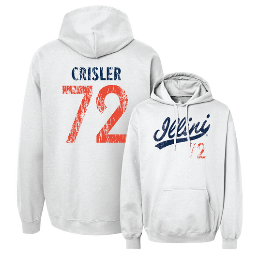 White Script Hoodie    - Zy Crisler