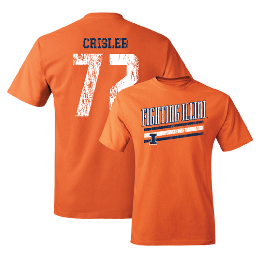 Orange Slant Tee    - Zy Crisler