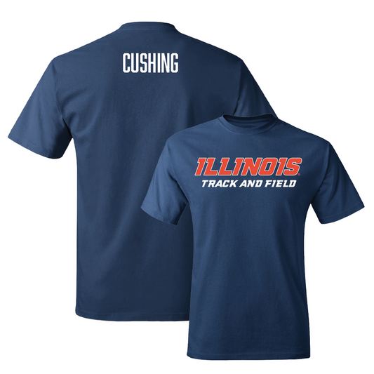 Navy Illinois Classic Tee  - Tyler Cushing