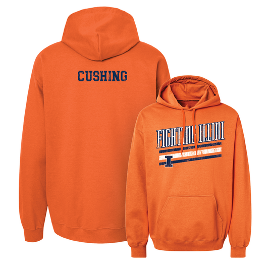 Orange Slant Hoodie  - Tyler Cushing