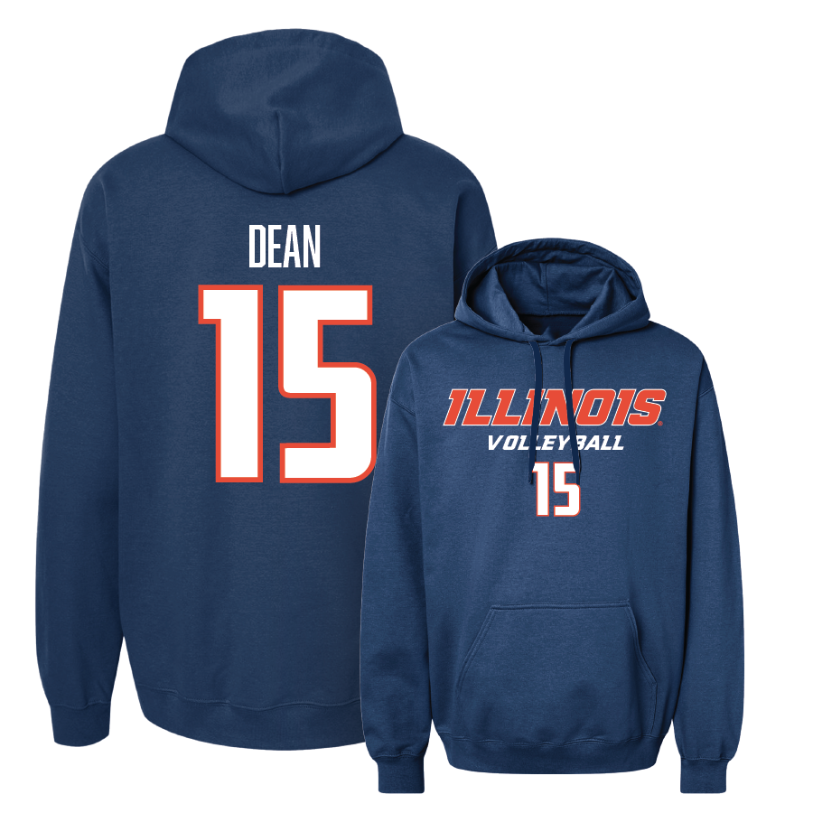 Navy Illinois Classic Hoodie  - Gabby Dean