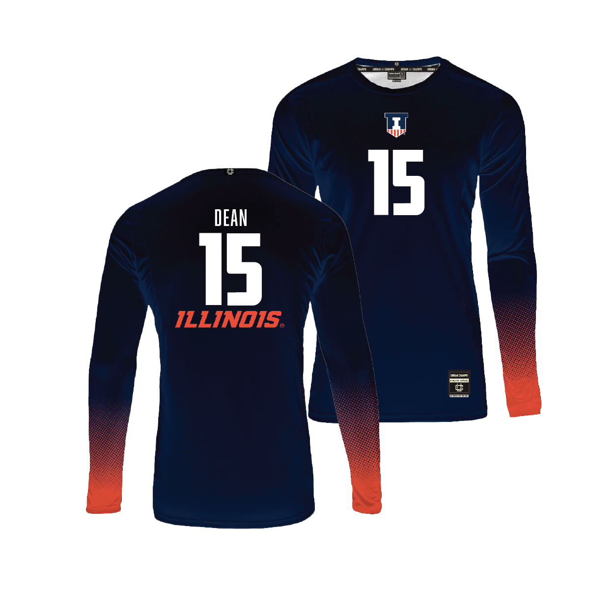 Navy Illinois Women's Volleyball Jersey - Gabby Dean