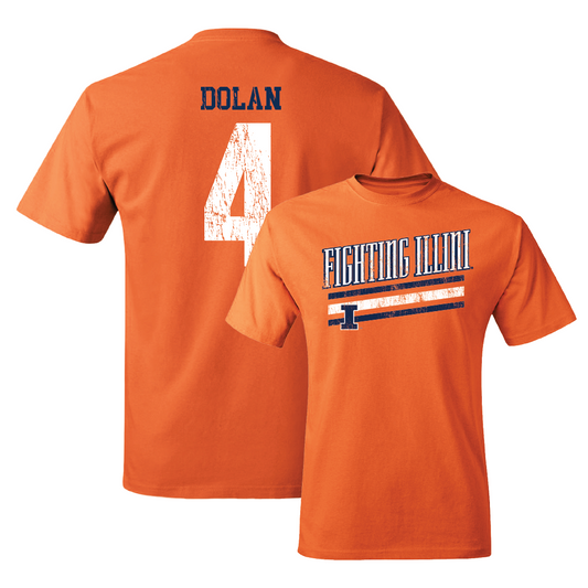 Orange Slant Tee  - Gretchen Dolan