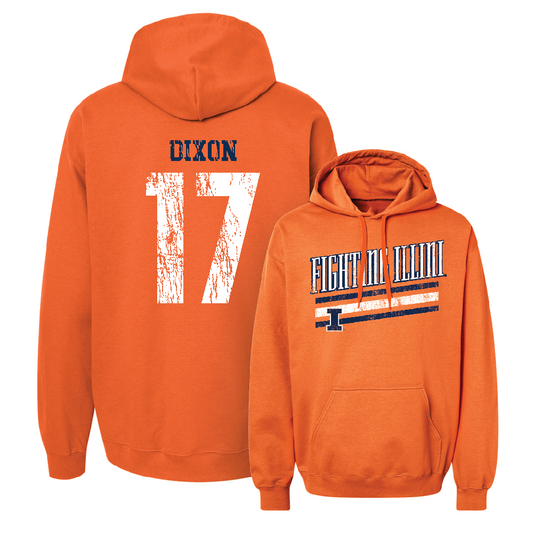 Orange Slant Hoodie    - Collin Dixon