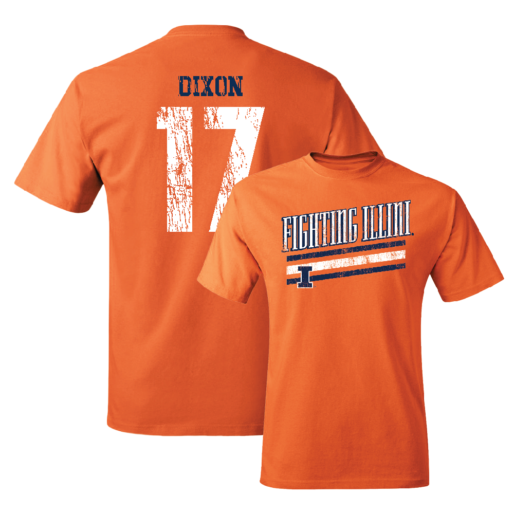 Orange Slant Tee    - Collin Dixon