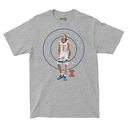 EXCLUSIVE RELEASE: Dra Gibbs-Lawhorn Illustrated Sport Grey Tee