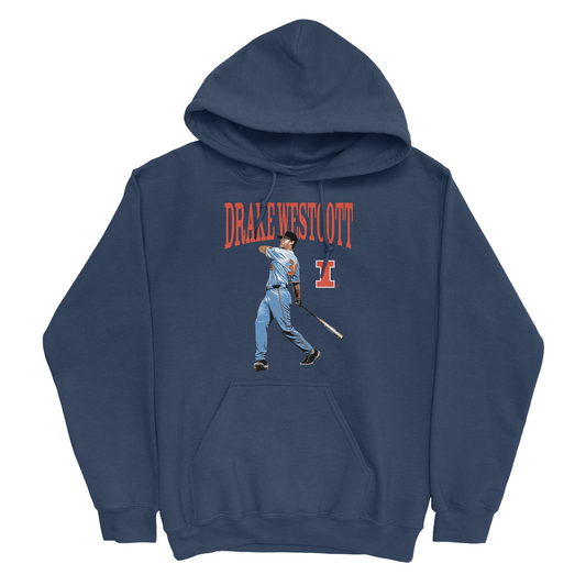 EXCLUSIVE RELEASE: Drake Westcott Illustrated Navy Hoodie
