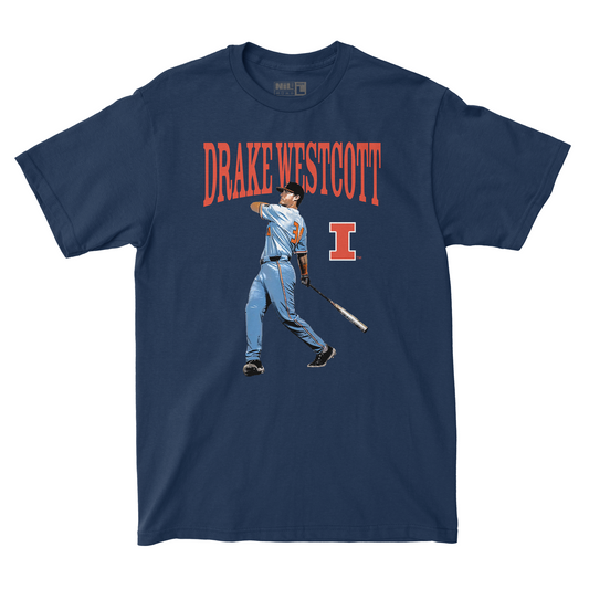 EXCLUSIVE RELEASE: Drake Westcott Illustrated Navy Tee