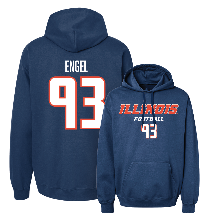 Navy Illinois Classic Hoodie  - Henry Engel