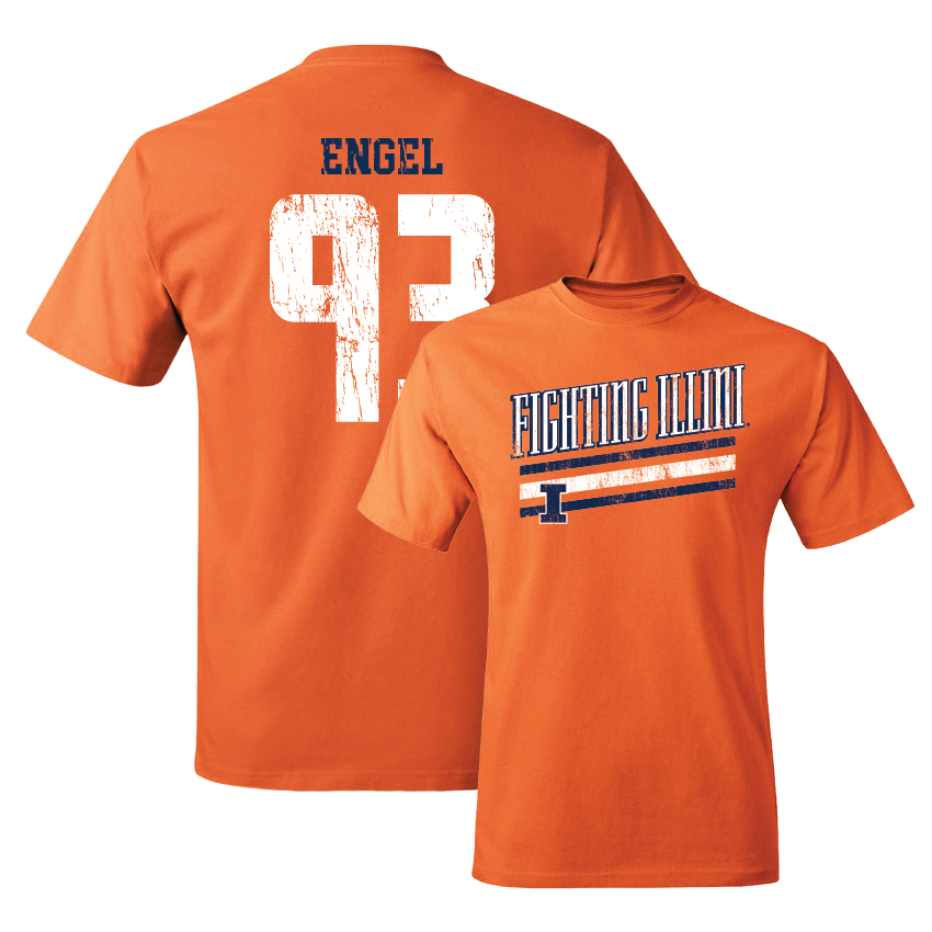 Orange Slant Tee  - Henry Engel