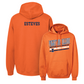 Orange Slant Hoodie  - Marly Esteves