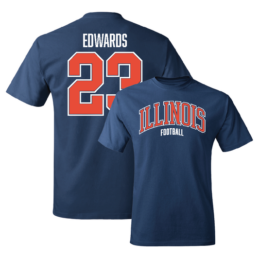 Navy Illinois Arch Tee    - TeRah Edwards