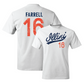 White Illinois Football Script Comfort Colors Tee     - Logan Farrell