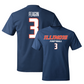 Navy Illinois Classic Tee  - Kaden Feagin