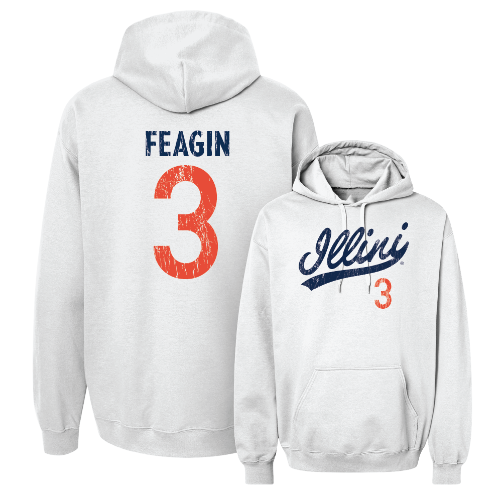 White Script Hoodie  - Kaden Feagin