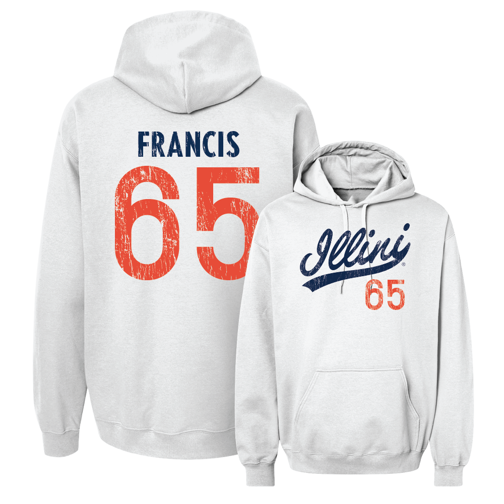 White Script Hoodie    - Kellen Francis