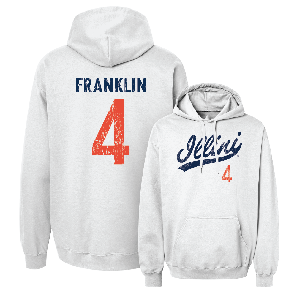 White Script Hoodie    - Zakhari Franklin