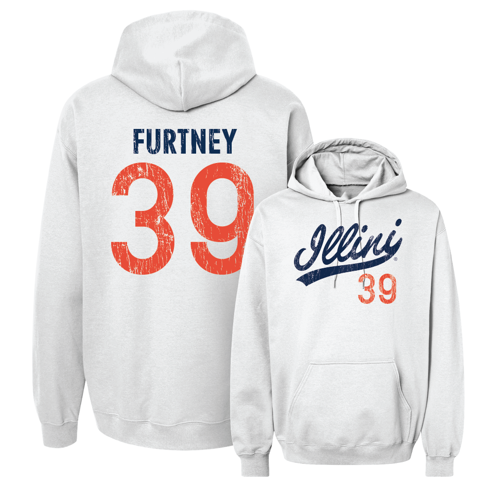 White Script Hoodie    - Jake Furtney