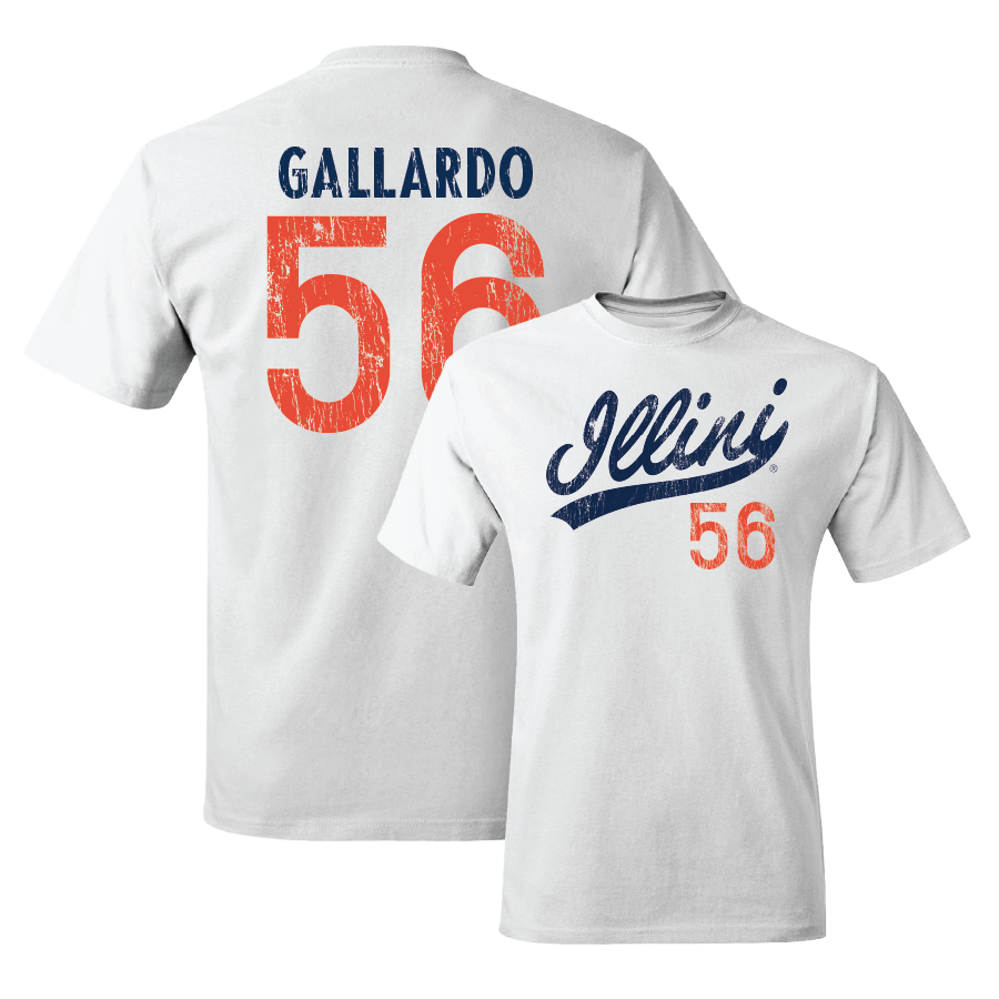 White Script Comfort Colors Tee    - Guillermo Gallardo