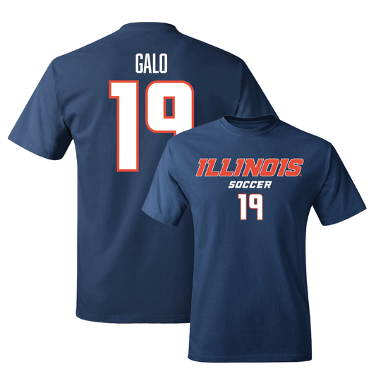 Navy Illinois Classic Tee  - Angie Galo