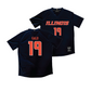 Navy Illinois Women's Soccer Jersey  - Angie Galo