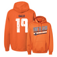 Orange Slant Hoodie  - Angie Galo