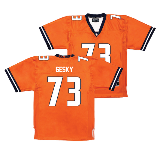 Orange Football Fighting Illini Jersey      - Josh Gesky