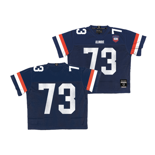 Illinois Throwback Football Jersey   - Josh Gesky