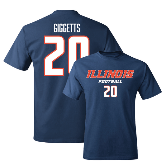 Navy Illinois Classic Tee    - Morrison Giggetts