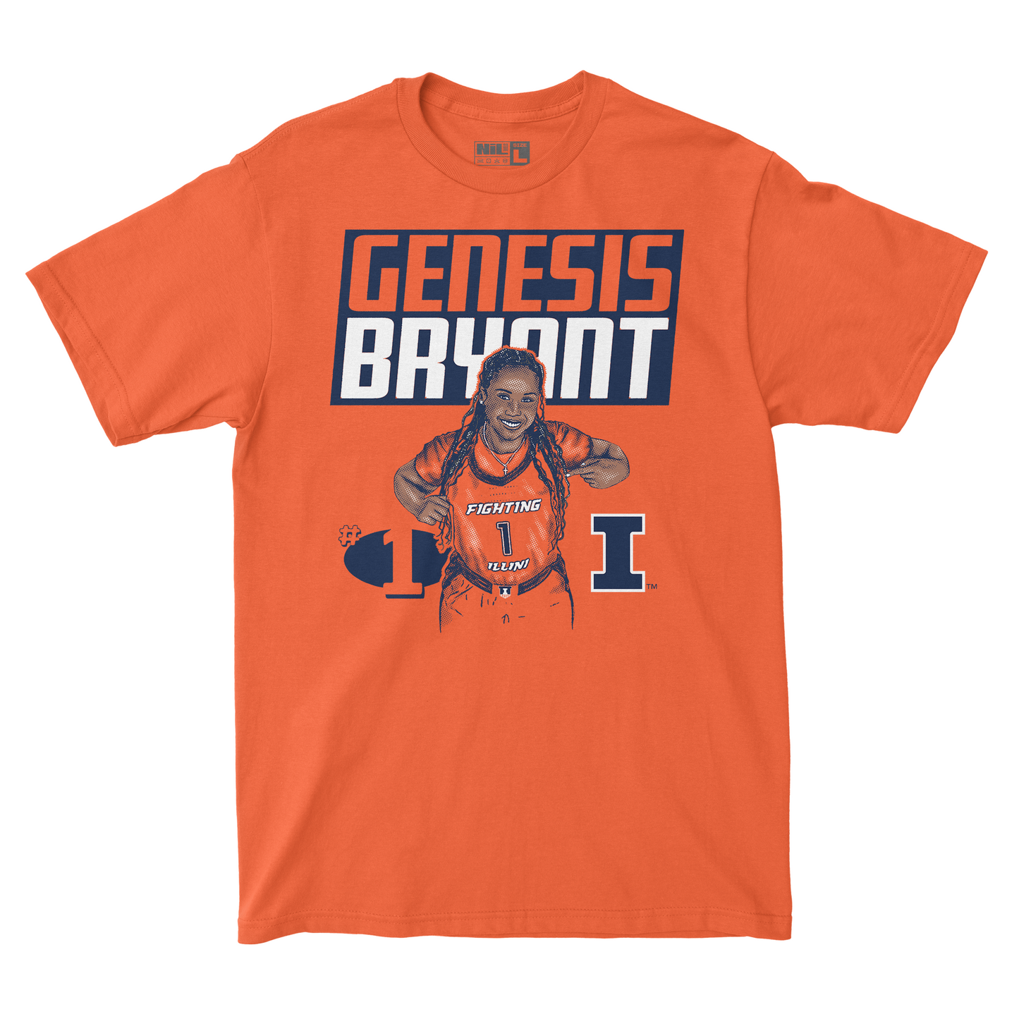 EXCLUSIVE RELEASE: Genesis Bryant Illustrated Drop Orange Tee