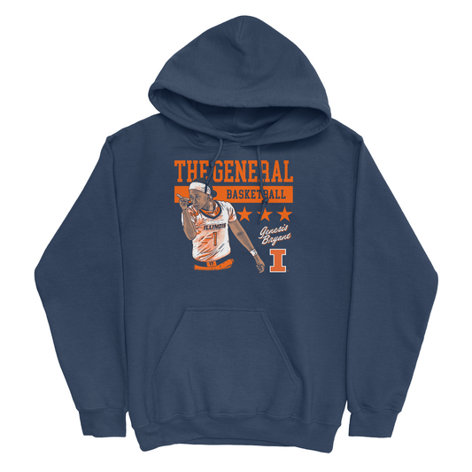 EXCLUSIVE RELEASE: Genesis Bryant Illustrated Navy Hoodie