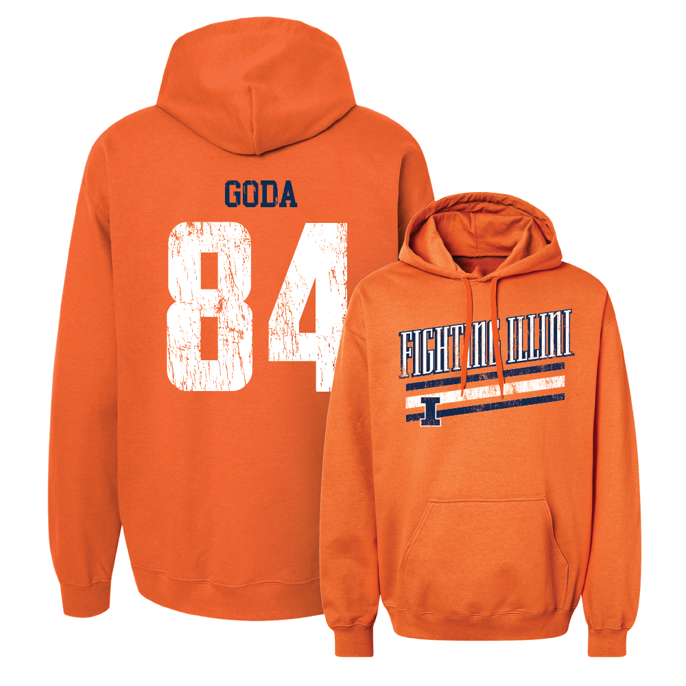 Orange Slant Hoodie    - Carson Goda