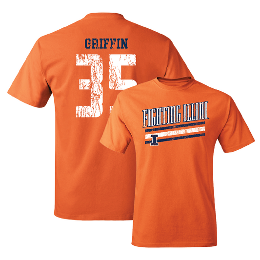 Orange Slant Tee    - Grayson Griffin