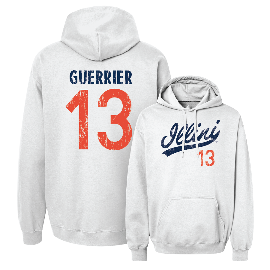 White Script Hoodie - Quincy Guerrier