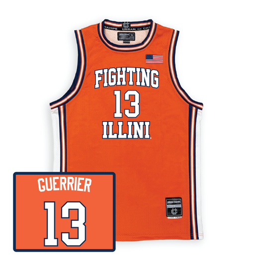 Orange Men's Basketball Illini Jersey  - Quincy Guerrier