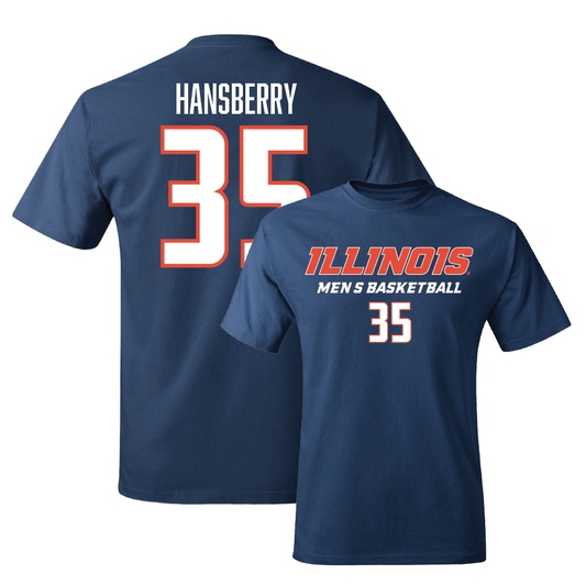 Navy Illinois Classic Tee - Amani Hansberry #35