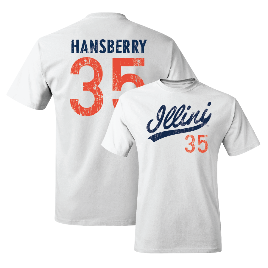 White Script Comfort Colors Tee - Amani Hansberry #35