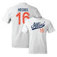 White Illinois Player Tee     - Tanner Heckel