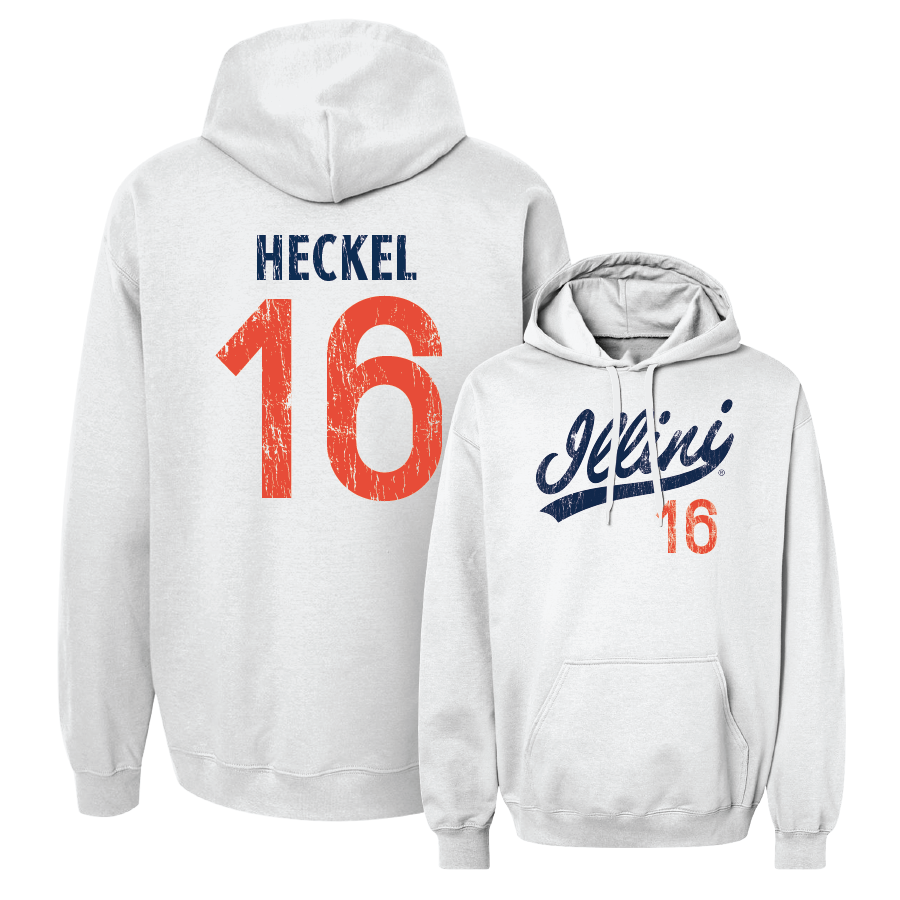 White Script Hoodie    - Tanner Heckel