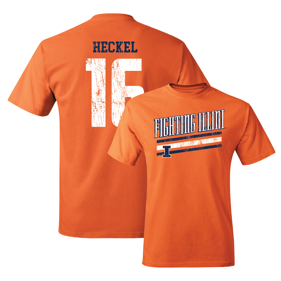 Orange Slant Tee    - Tanner Heckel