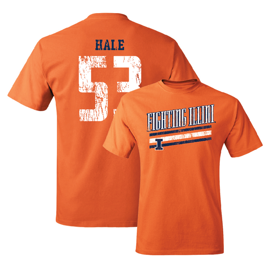 Orange Slant Tee    - Devin Hale