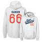 White Script Hoodie  - Brandon Hansen