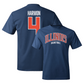 Navy Illinois Arch Tee - Justin Harmon