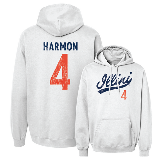 White Script Hoodie - Justin Harmon