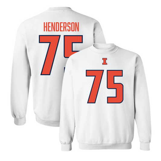 White Illinois Player Crew     - Brandon Henderson