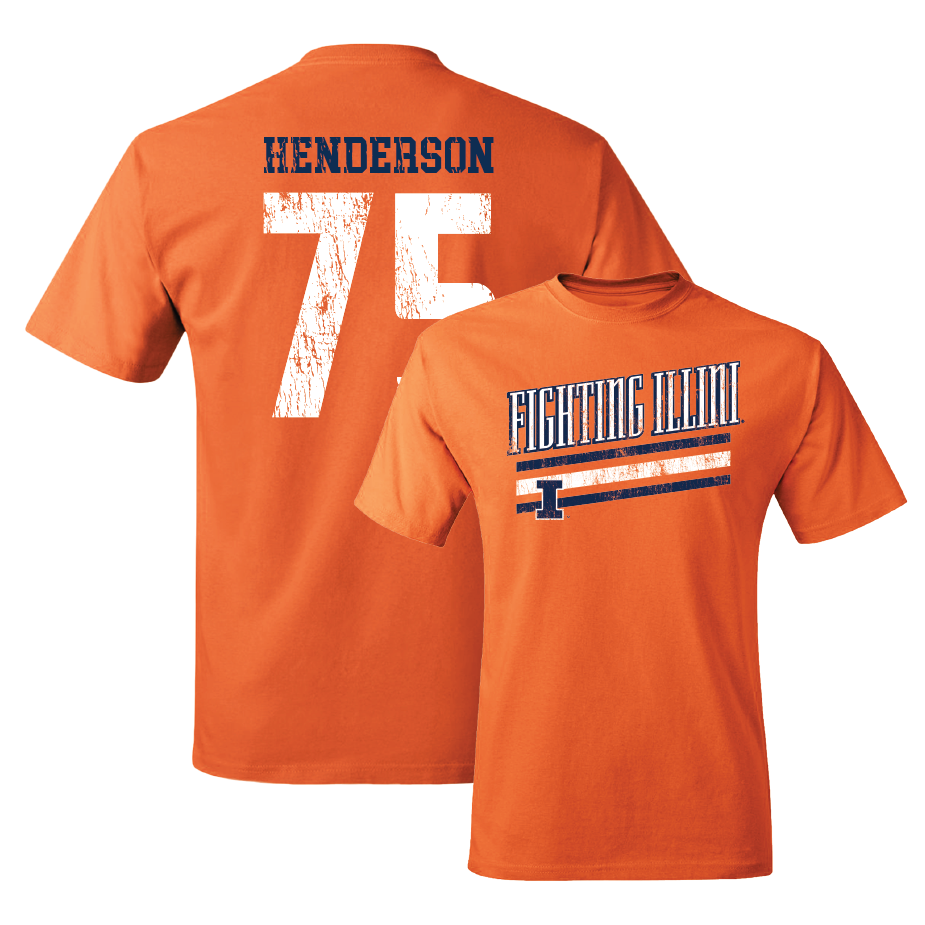 Orange Slant Tee    - Brandon Henderson