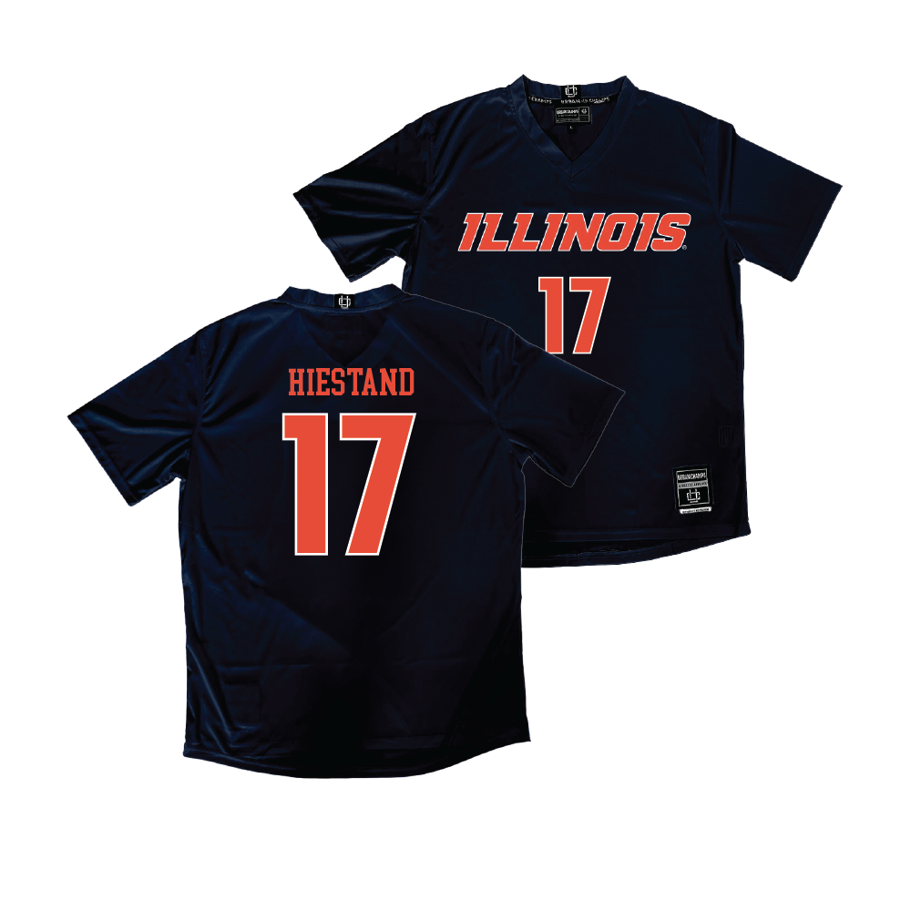 Navy Illinois Women's Soccer Jersey  - Sarah Hiestand