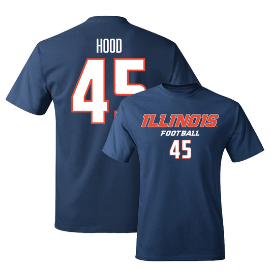 Navy Illinois Classic Tee    - Malachi Hood